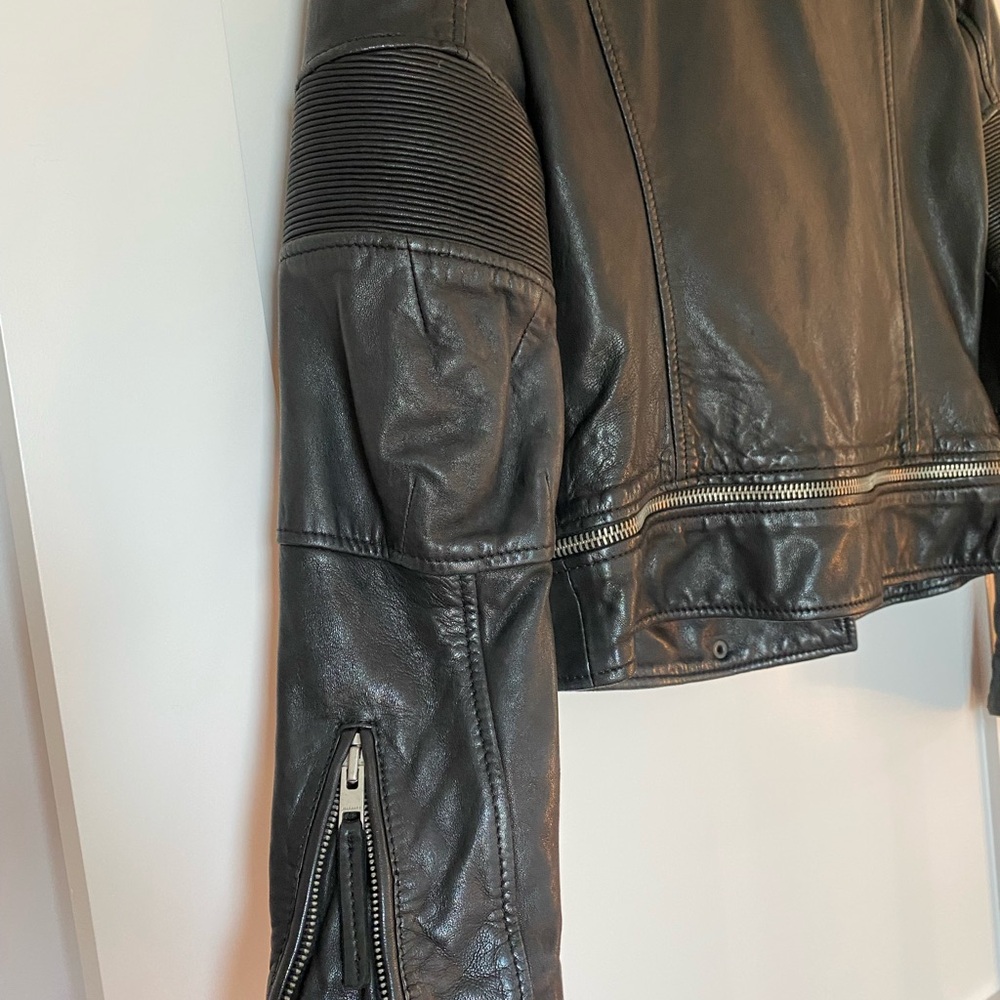 All Saints Moto Leather Jacket - Picture 4 of 8